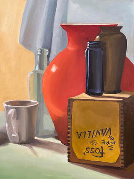 Orange Vase